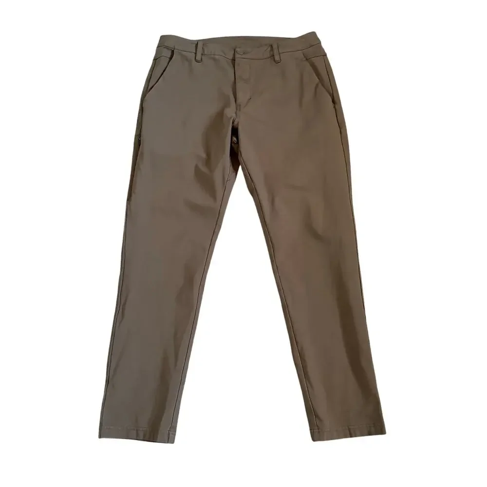BYLT Pants Mens 36 (act 34x29)  Everyday 2.0 Premium Basics Stretch Work Brown